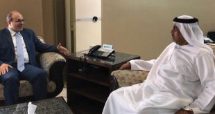 خليل يلتقي سفير البحرين والقائم بأعمال سفارة الإمارات ورئيس غرفة تجارة الأردن